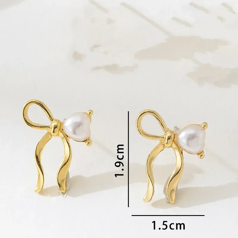 Pear Bow earring - FY0252